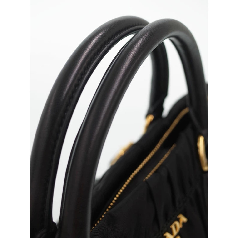 Prada Gathered Gaufre Satchel 2way Shoulder Bag - Picture 6 of 9